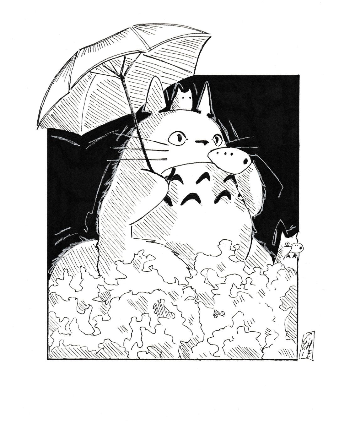 Totoro parapluie - Mon voisin totoro