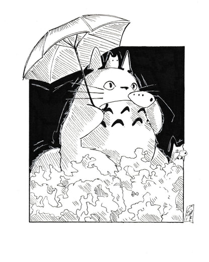 Totoro parapluie - Mon voisin totoro