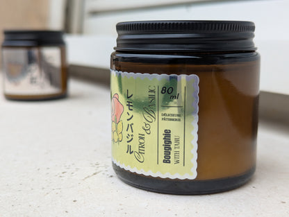 Bougie citron & basilic